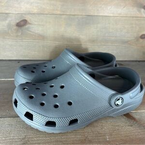crocs classic womens size 6 shoes gray slip on comfort clogs sandals